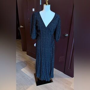 Polka Dot Wrap Dress